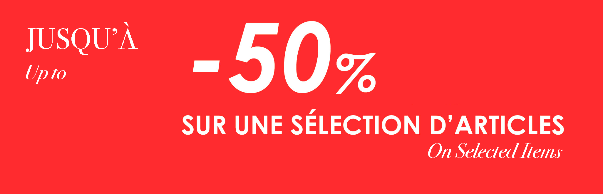 SELECCIÓN DE ARTÍCULOS HASTA -50%