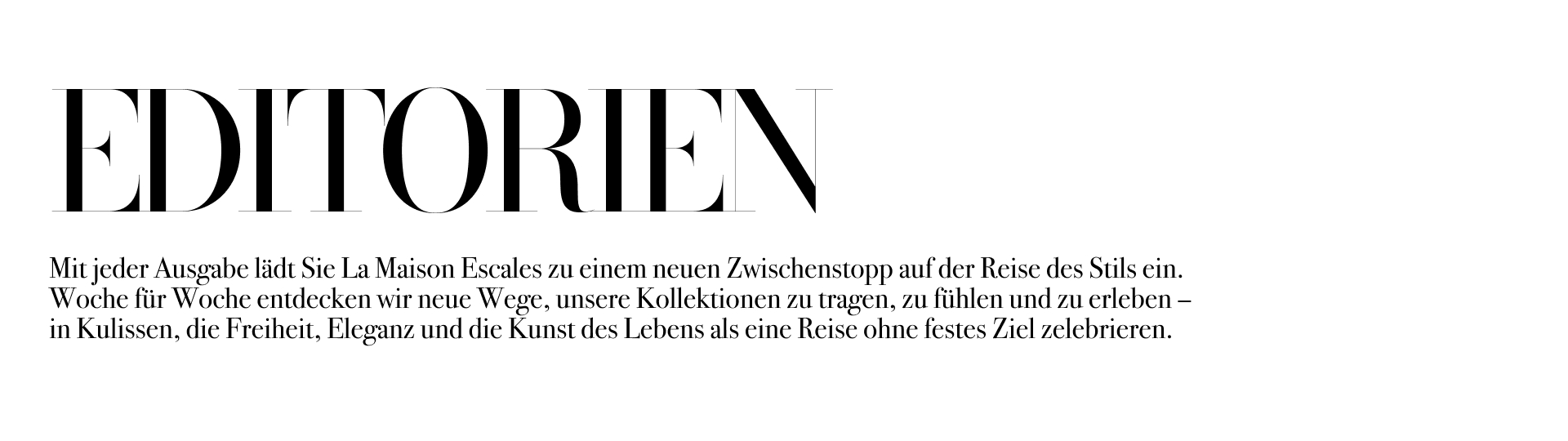 Editorials