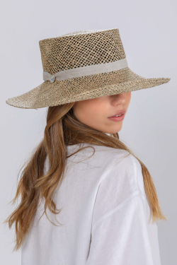 Handmade Straw Hat - Hats Accessory - ESCALES