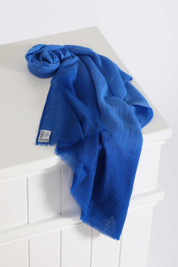 Foulard Cascade Blau abgestuft