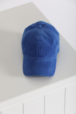 Officier Corduroy Cap Blue Royal