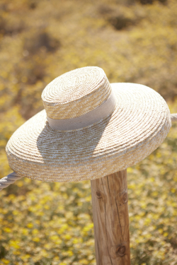 Cappello Paglia Naturale Primavera/Estate Uomo, Donna
