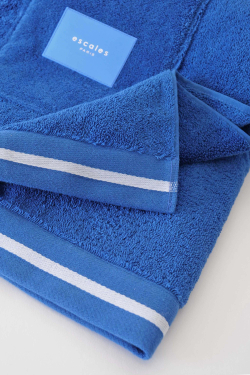 Drap de Bain ESCALES Bleu Yacht Printemps/Été Homme, Femme