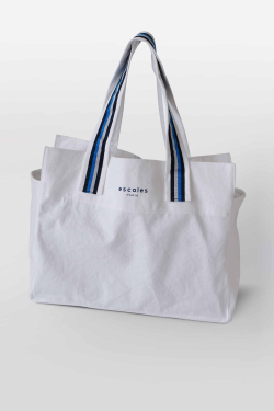 Sac Plage Blanc Officier Printemps/Été Homme, Femme