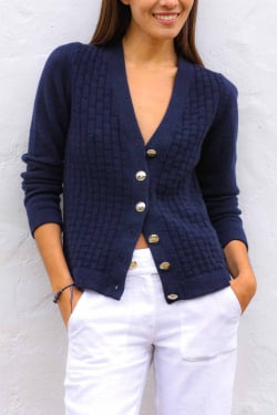 cardigan cachemira mujer