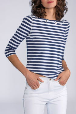 Camiseta Rayada Marinera Mujer - Camisetas Mujer - ESCALES