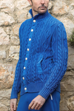 cardigan trenzado hombre