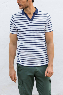 Polo a Rayas Hombre - Boutique en línea Oficial ESCALES®