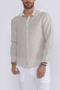 Men's Linen Shirt - Men's Shirts - ESCALES