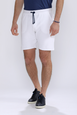 Bermuda Hombre Toalla Blanca - Bermudas Hombre - ESCALES