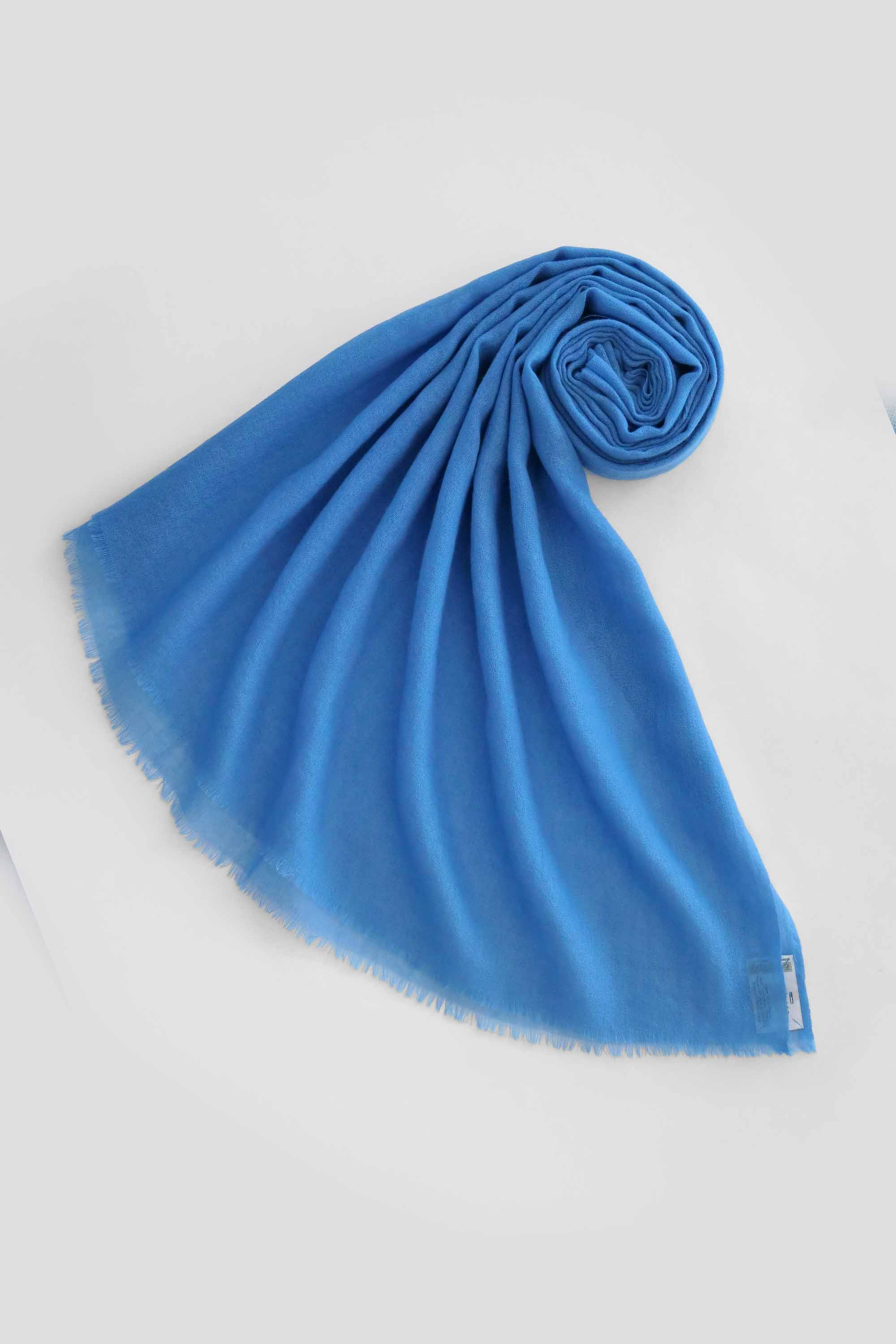 Foulard Bleu Escales - Accessories ESCALES Blue Man, Woman