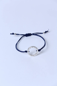 Bracelet St Tropez - White Gold - Marine Blue