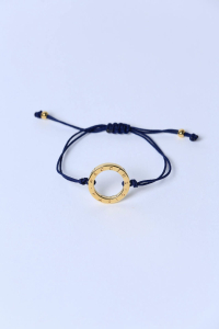 Bracelet Cannes - Gold - Marine Blue
