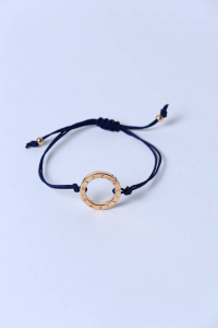 Pulsera Paris - Oro Rosa - Azul Marino