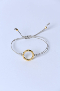 Bracelet Cannes Gold & Beige