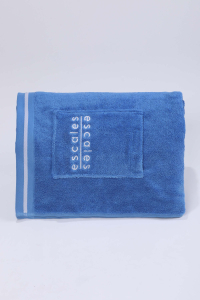 Drap de Bain Escales Bleu Escales - Accessoires ESCALES PARIS