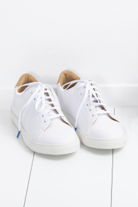 Sneakers Piel Hombre Blancas