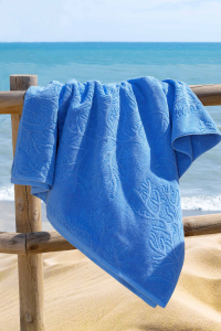 Asciugamano Coral Blu ESCALES Primavera/Estate Uomo, Donna