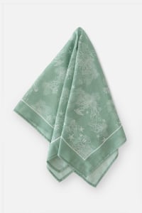 Carré "Fond des Mers" Fonds des Mers Verde Provenza / Blanco Oficial Primavera/Verano Hombre, Mujer