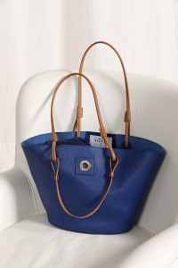 Basket-Handbag Jane ESCALES Blue Spring/Summer Man, Woman