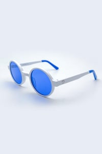 Lunettes Dolce Vita Blanc Officier Bianco Ufficiale Primavera/Estate Uomo, Donna