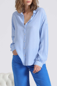 Royale Striped Shirt Blue-White