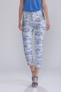 Women's Printed Pants - Women's Pants - ESCALES