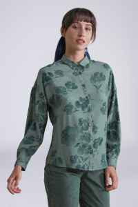 Camisa Cascade de Fleurs