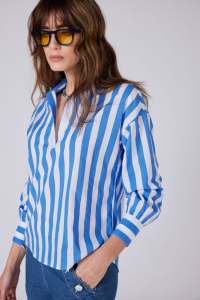 Blusa Voile Rayada