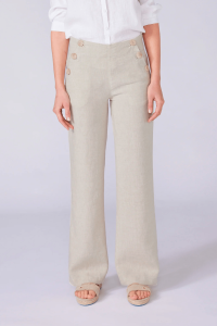 "Pont"-Hose aus Leinen