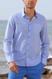 Camicia Voile a Righe