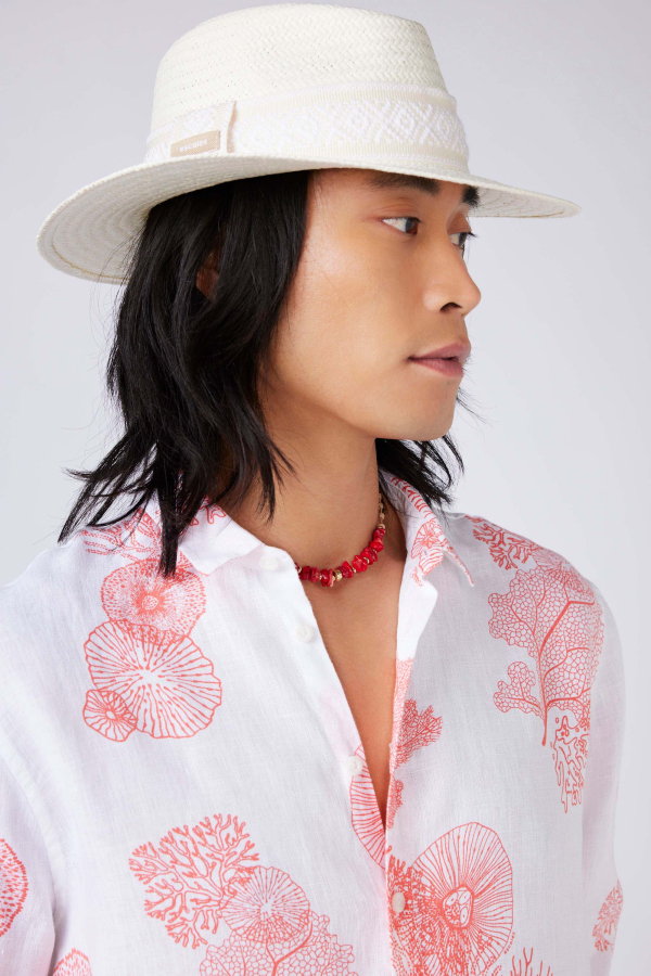 Borsalino Hat - Accessories Corded Ecru Woman - Spring