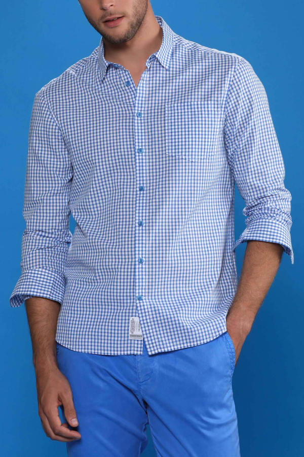 Gingham Voile Shirt