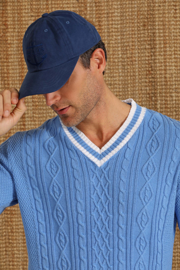 トップス epine paris summer knit blue ÉPINE PARIS summer knit（4 color） | épine