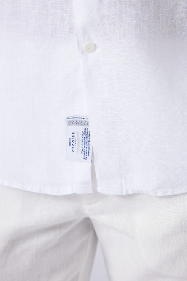 Linen Shirt - Shirts Officer White Man - Spring/Summer