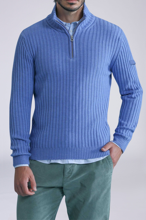 Maglione con Zip Voyage